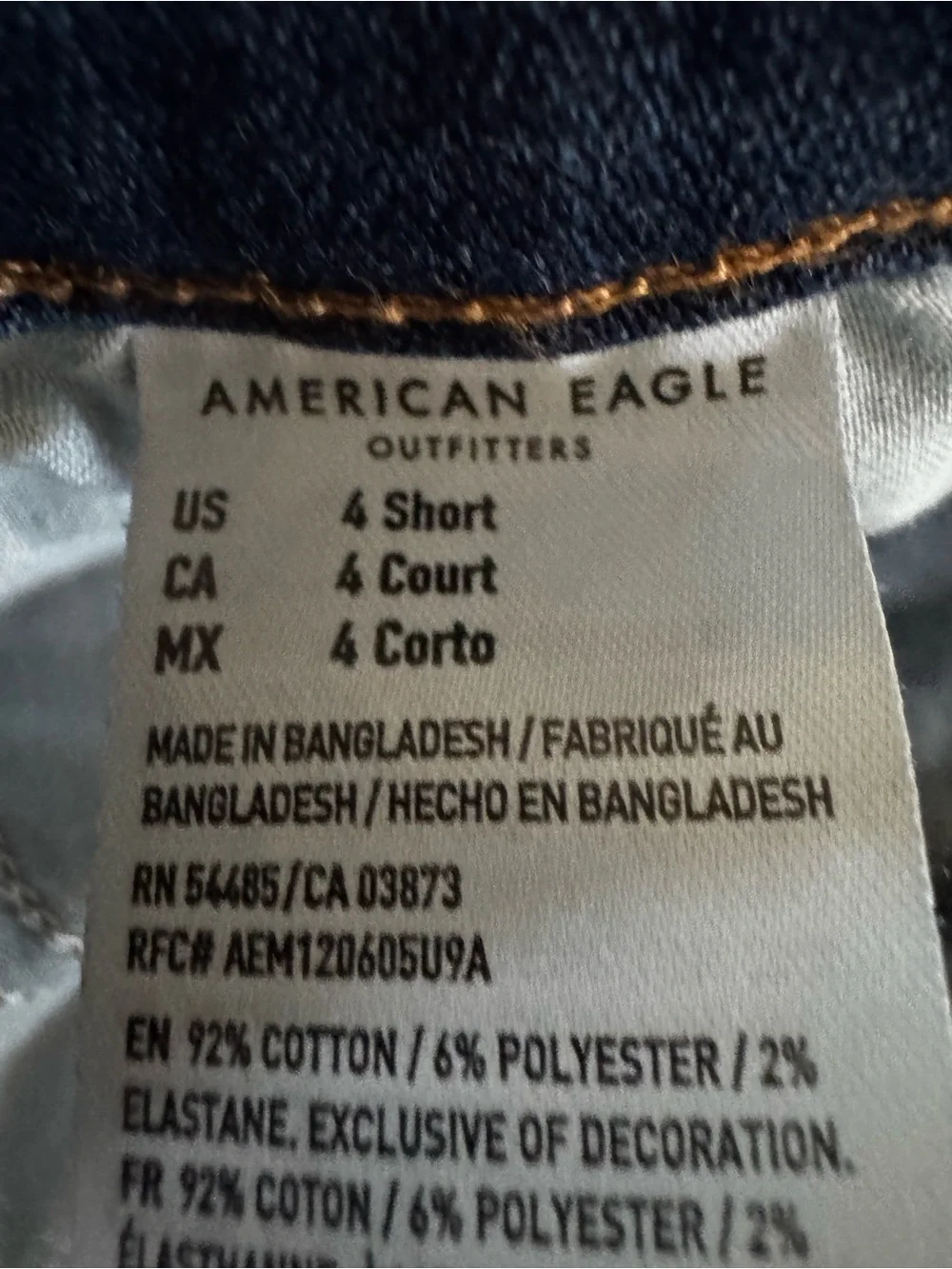 American Eagle Outfitters Dark Wash Super Stretch Skinny Jeans